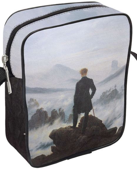 Torba Listonoszka Wędrowiec nad morzem mgły Caspar David Friedrich