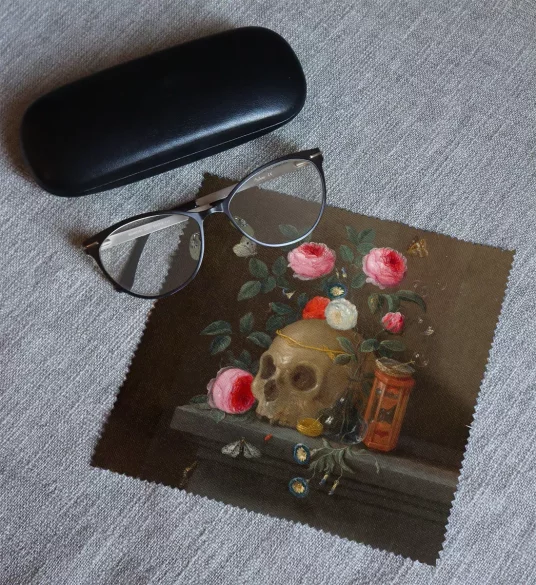 Ściereczka do okularów Vanitas martwa natura Jan van Kessel (starszy) 