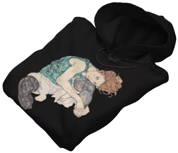 Bluza Siedząca kobieta z podniesionym kolanem Egon Schiele
