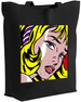 Torba z naszywką Girl with Hair Ribbon Roy Lichtenstein