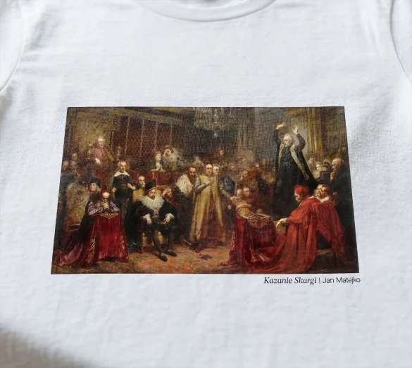 Koszulka z nadrukiem Kazanie Skargi Jan Matejko