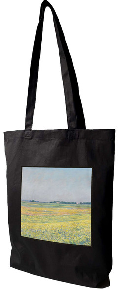 Torba z naszywką Równina Gennevilliers, żółte pola Gustave Caillebotte