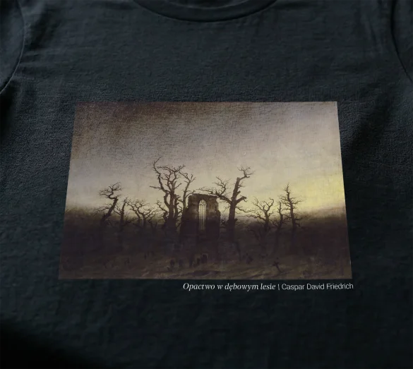 Bluzka damska Opactwo w dębowym lesie Caspar David Friedrich
