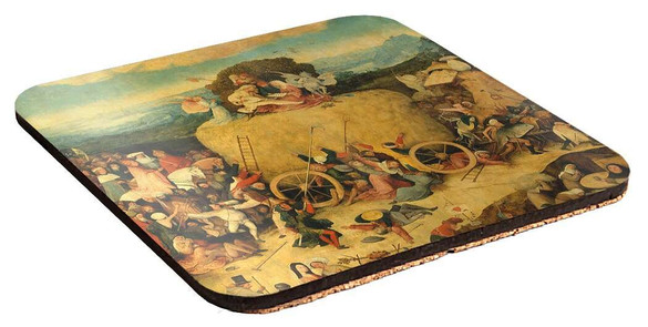 Podkładka pod kubek Tryptyk woźnicy Hieronim Bosch