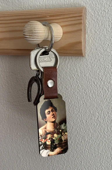 Brelok Chłopiec z koszem owoców Caravaggio