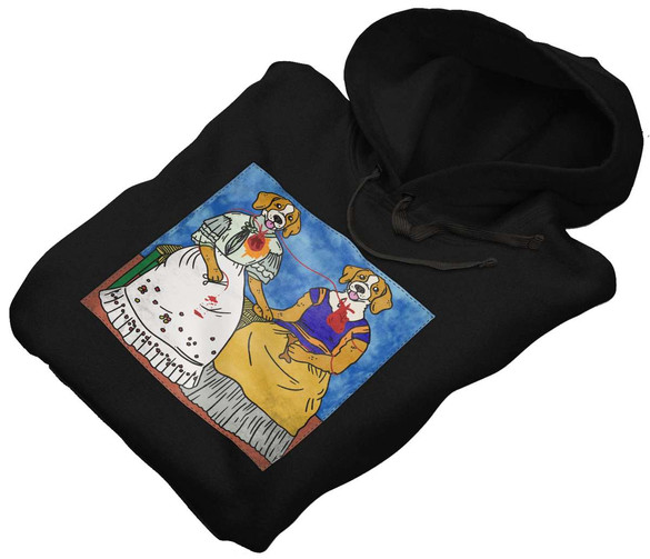 Bluza z naszywką DOG PARODY: Dwie Fridy