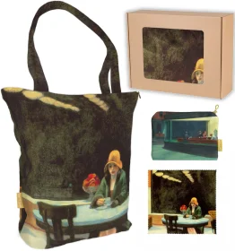 Zestaw prezentowy Edward Hopper Torba + Kosmetyczka + Ściereczka