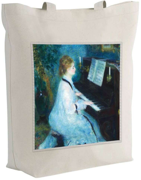 Torba z naszywką Kobieta przy fortepianie Pierre-Auguste Renoir