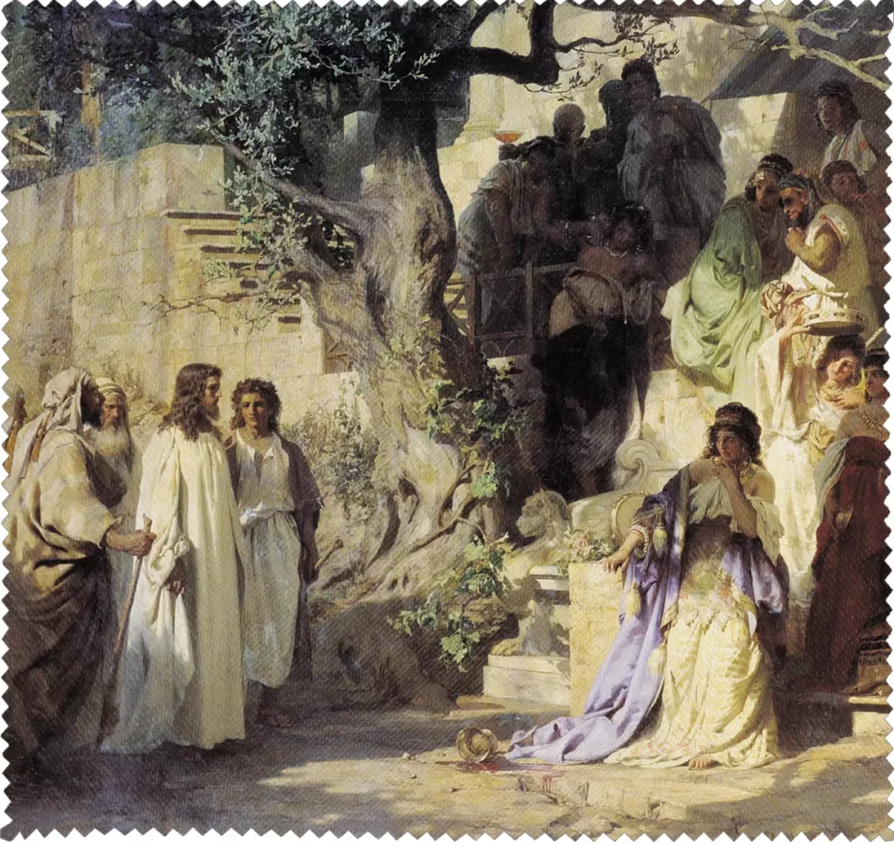 Ściereczka do okularów Chrystus i jawnogrzesznica Henryk Siemiradzki