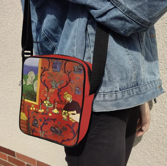 Torba Listonoszka Harmonia w czerwieni Henri Matisse