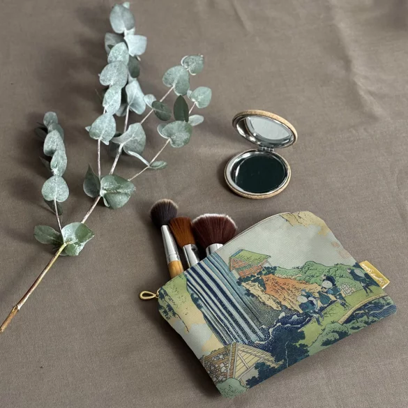 Kosmetyczka mini Wodospad Ono na drodze Kisokaidō Katsushika Hokusai