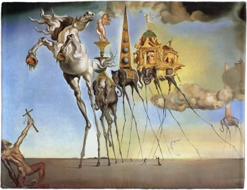 Podkładka na stół Kuszenie św. Antoniego Salvador Dali