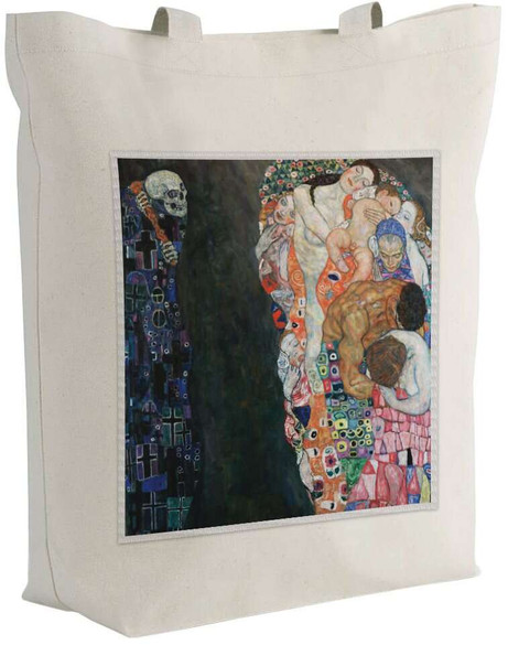 Torba z naszywką Śmierć i życie Gustav Klimt