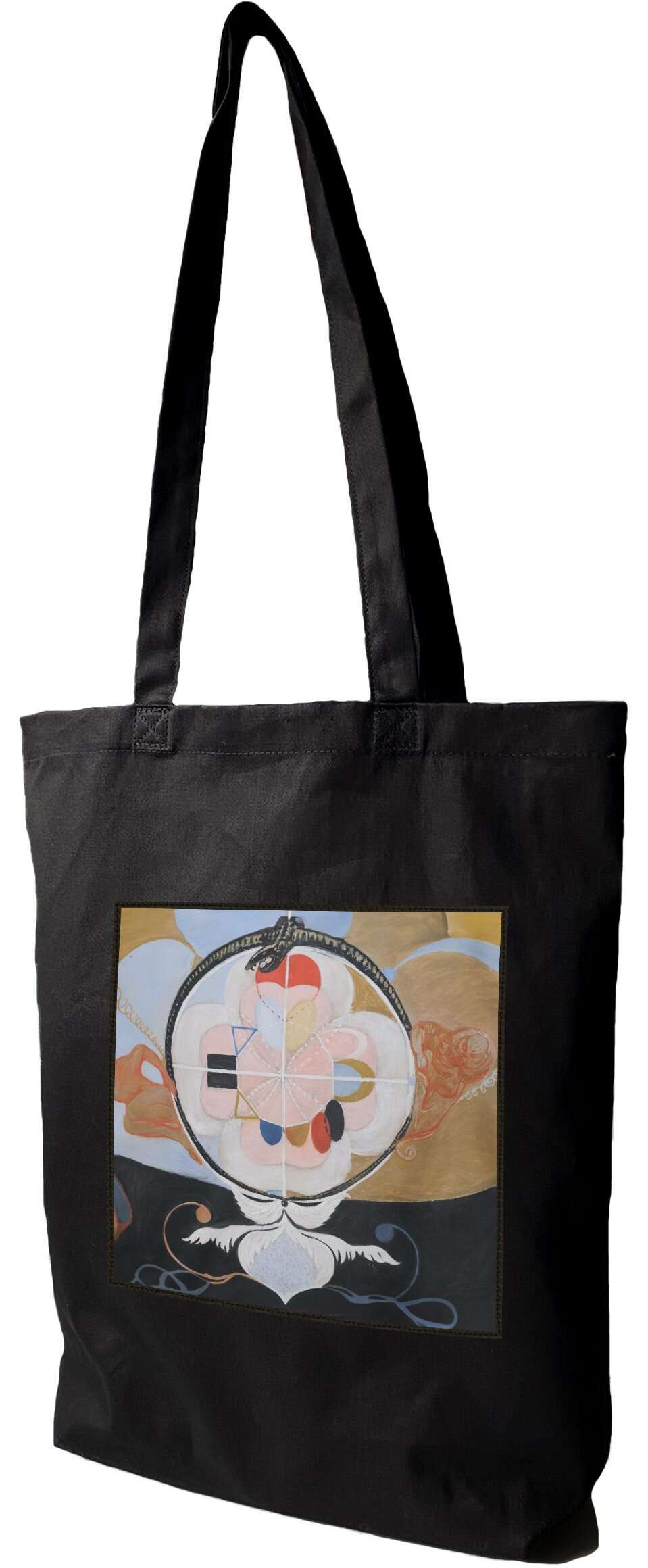 Torba z naszywką Ewolucja, No. 13 Hilma af Klint, Czarna