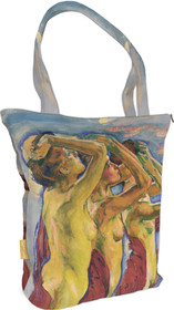 Torba na ramię shopper Trzy akty Koloman Moser