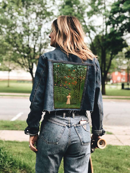 Ekran Woman Walking in an Exotic Forest Henri Rousseau