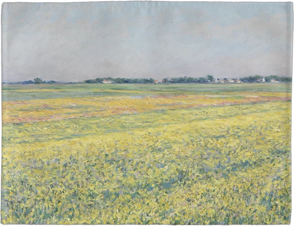 Podkładka na stół Równina Gennevilliers, żółte pola Gustave Caillebotte