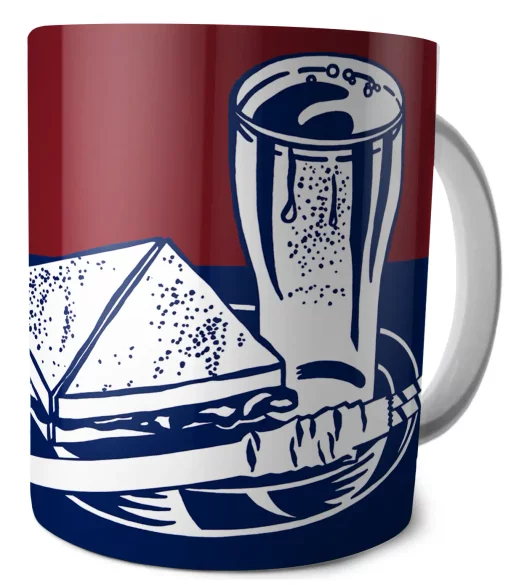 Kubek Sandwich and soda Roy Lichtenstein