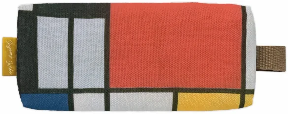 Piórnik szkolny prostokątny Kompozycja w czerwieni, żółci, błękicie i czerni Piet Mondrian