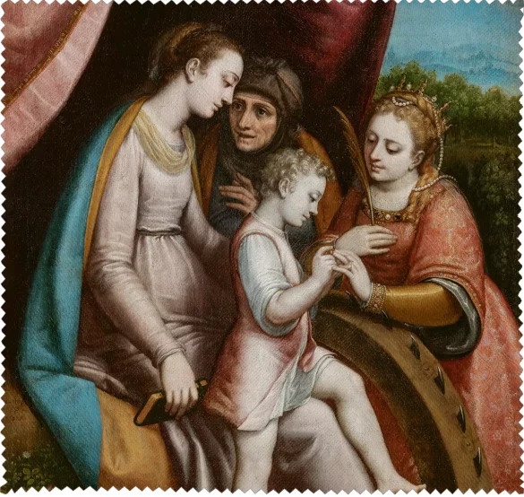 Ściereczka do okularów Mistyczne zaślubiny świętej Katarzyny Sofonisba Anguissola