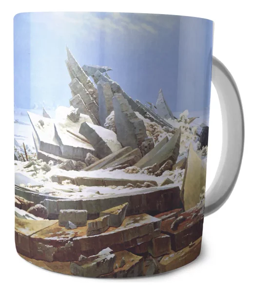 Kubek Morze lodu Caspar David Friedrich