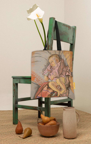 Torba na ramię Śpiące dziecko na poduszce Stanisław Wyspiański