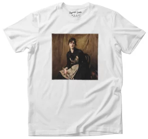 Koszulka z naszywką Autoportret Anna Bilińska-Bohdanowiczowa