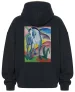 Bluza oversize Niebieski koń I Franz Marc