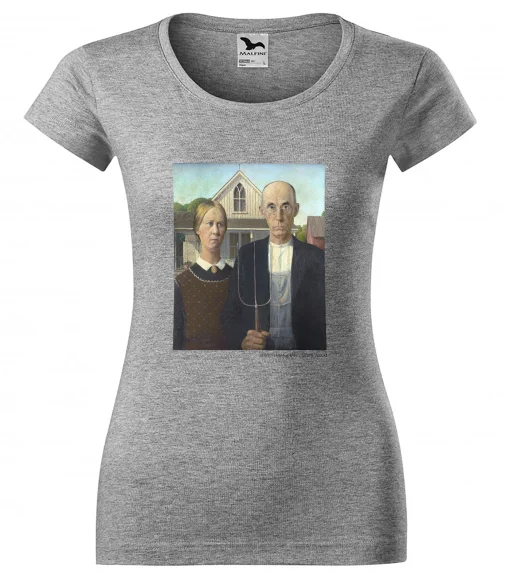 Bluzka damska American Gothic Grant Wood