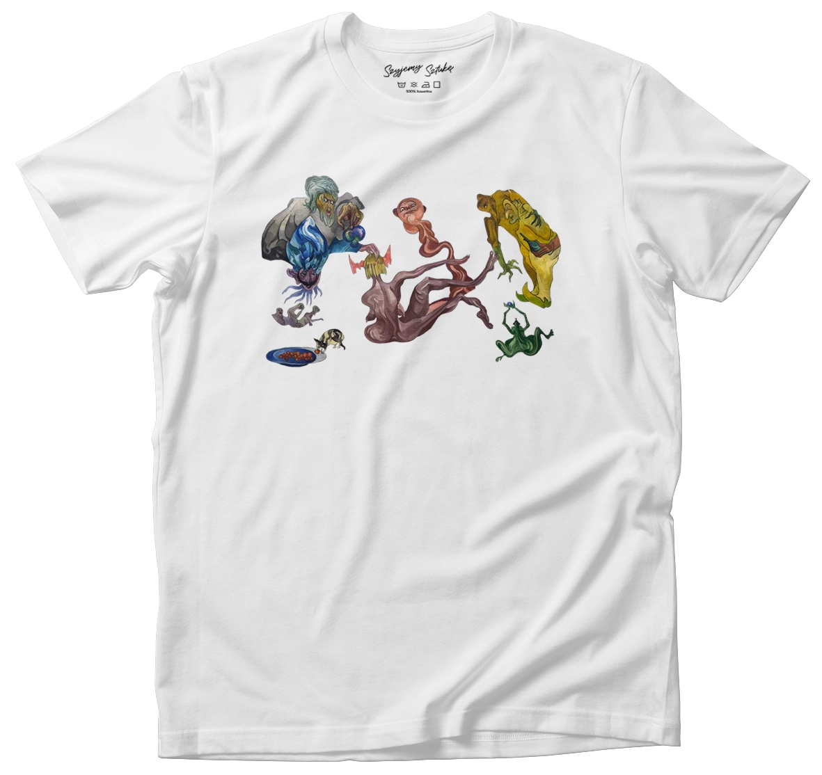 Koszulka ze sztuką Szyjemy Sztukę