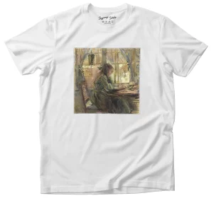 Koszulka z naszywką Julia przy stole Berthe Morisot