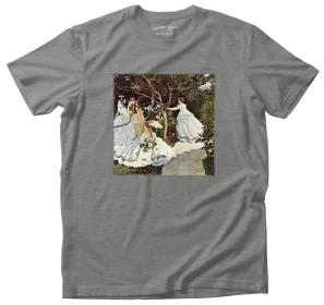 Koszulka z naszywką Kobiety w ogrodzie Claude Monet