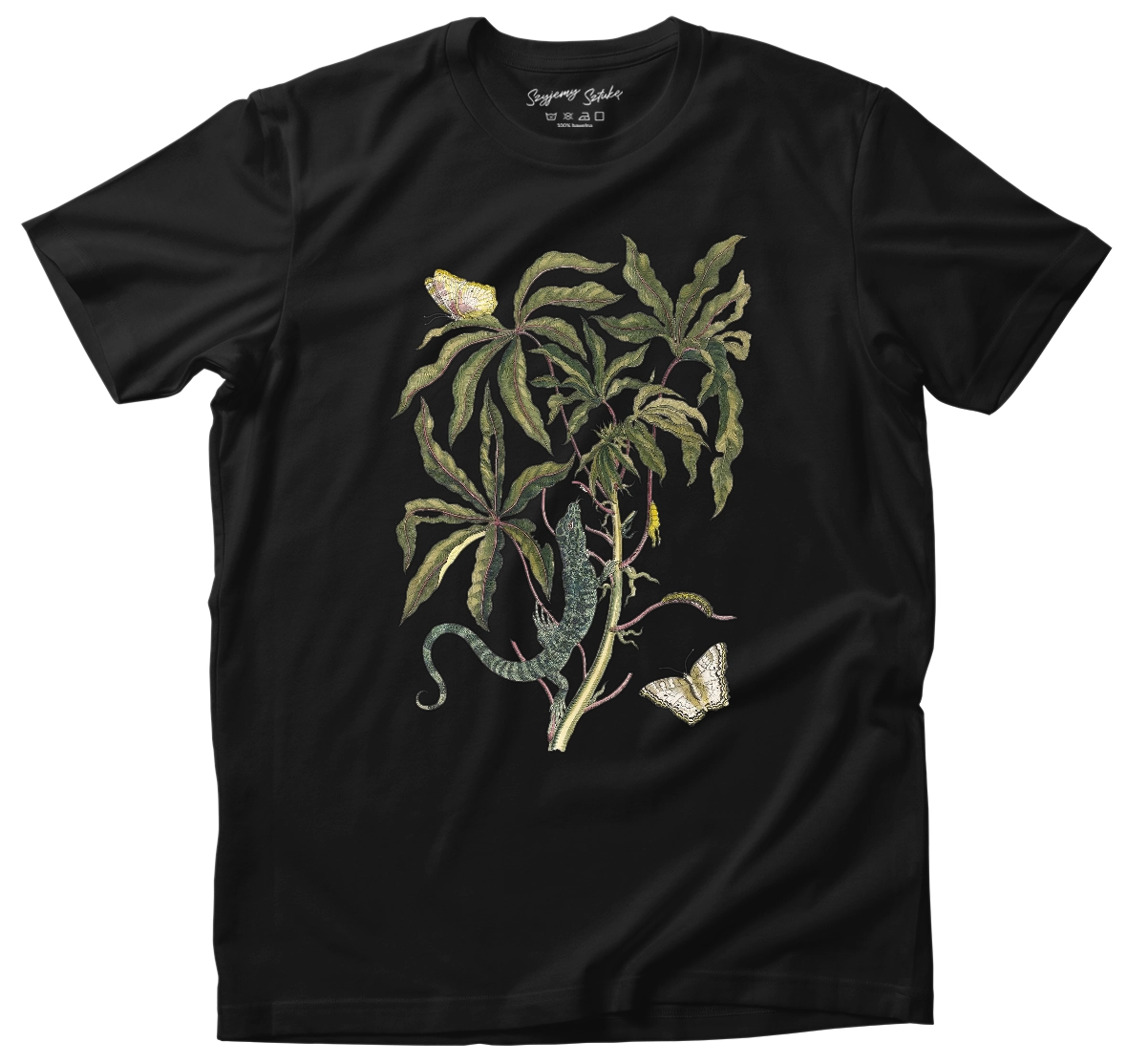 Koszulka Cassave Maria Sibylla Merian– koszulka z nadrukiem obrazu, t-shirt ze sztuką