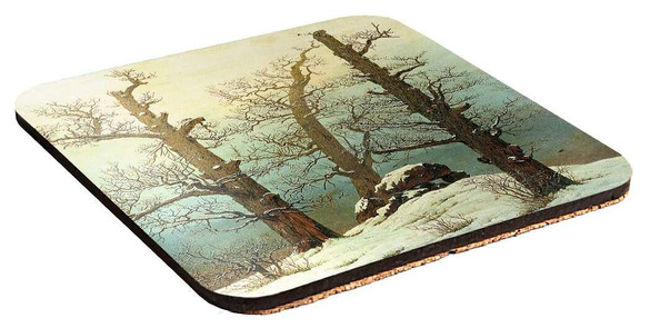 Podkładka pod kubek Dolmen w śniegu Caspar David Friedrich