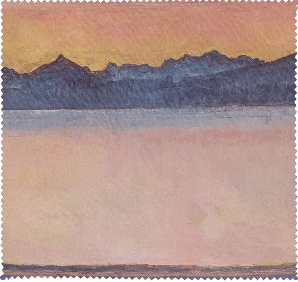 Ściereczka do okularów Genfersee mit Mont-Blanc im Morgenrot Ferdinand Hodler