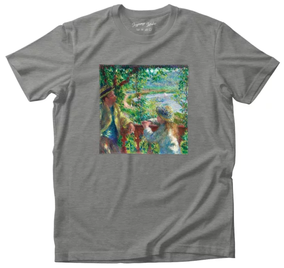 Koszulka z naszywką Blisko jeziora Pierre-Auguste Renoir