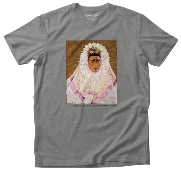 Koszulka z nadrukiem Diego w moich myślach Frida Kahlo