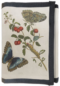 Portfel Great Blue Butterflies and Red Fruits Maria Sibylla Merian