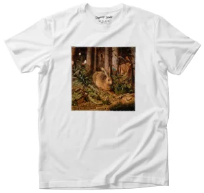 Koszulka z naszywką Zając w lesie Hans Hoffmann