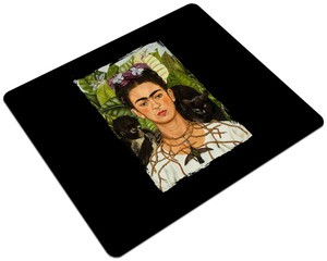 Podkładka Autoportret z cierniowym naszyjnikiem i kolibrem Frida Kahlo 24x19cm