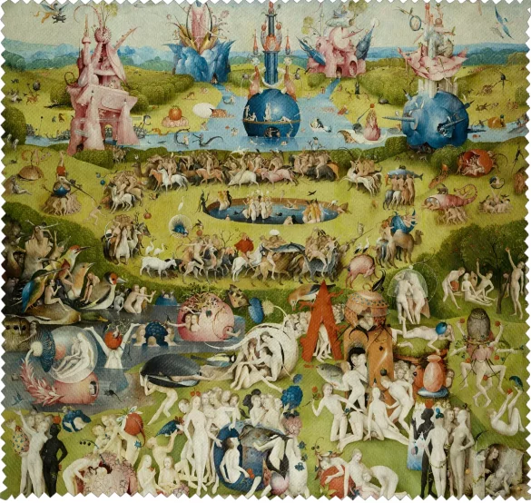 Ściereczka do okularów Ogród rozkoszy ziemskich Hieronim Bosch