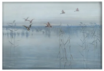 Magnes Kaczki nad moczarami Stanisław Masłowski