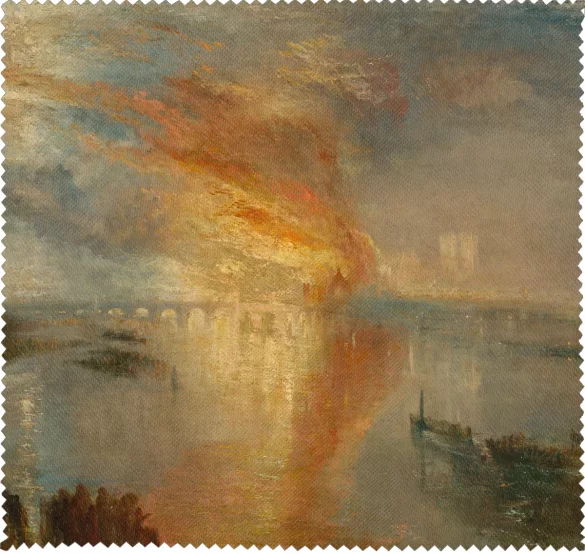 Ściereczka do okularów Pożar Izby Lordów i Izby Gmin William Turner