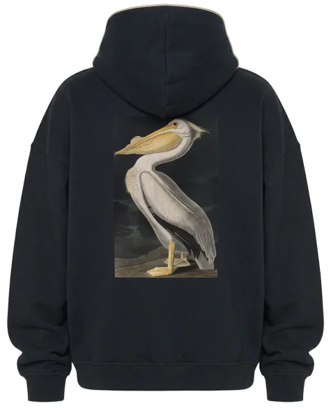 Bluza oversize American White Pelican James Audubon