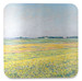 Podkładka pod kubek Równina Gennevilliers, żółte pola Gustave Caillebotte