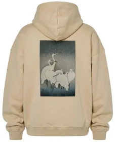 Bluza oversize Grupa czapli Ohara Koson