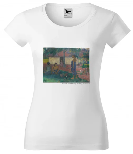 Bluzka damska No te aha oe riri Dlaczego jesteś zły Paul Gauguin