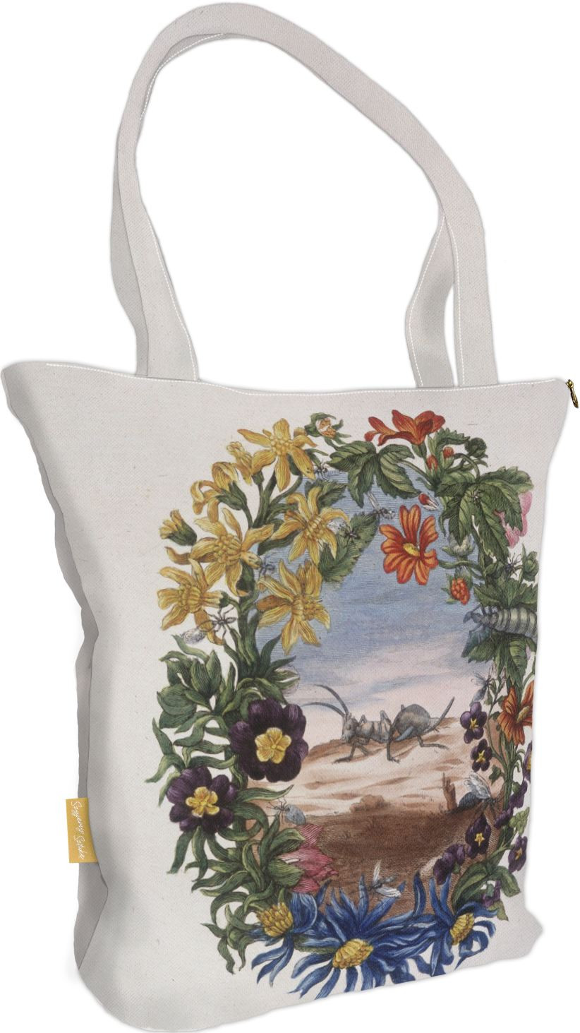 Torba na ramię shopper Fourmi Maria Sibylla Merian