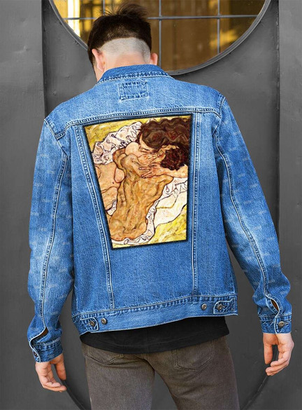 Ekran The Embrace (1917) Egon Schiele