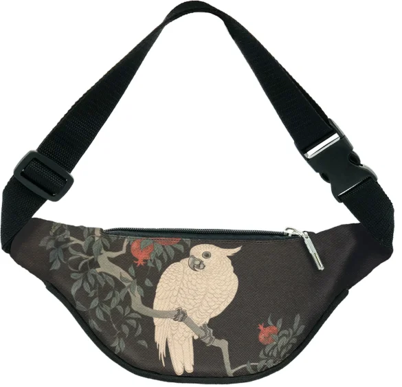 Nerka Biała papuga i granat Ohara Koson